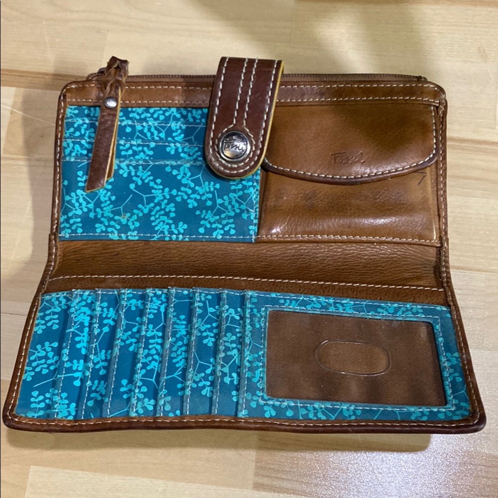 Fossil tote bag, wallet & makeup bag - Picture 4 of 6